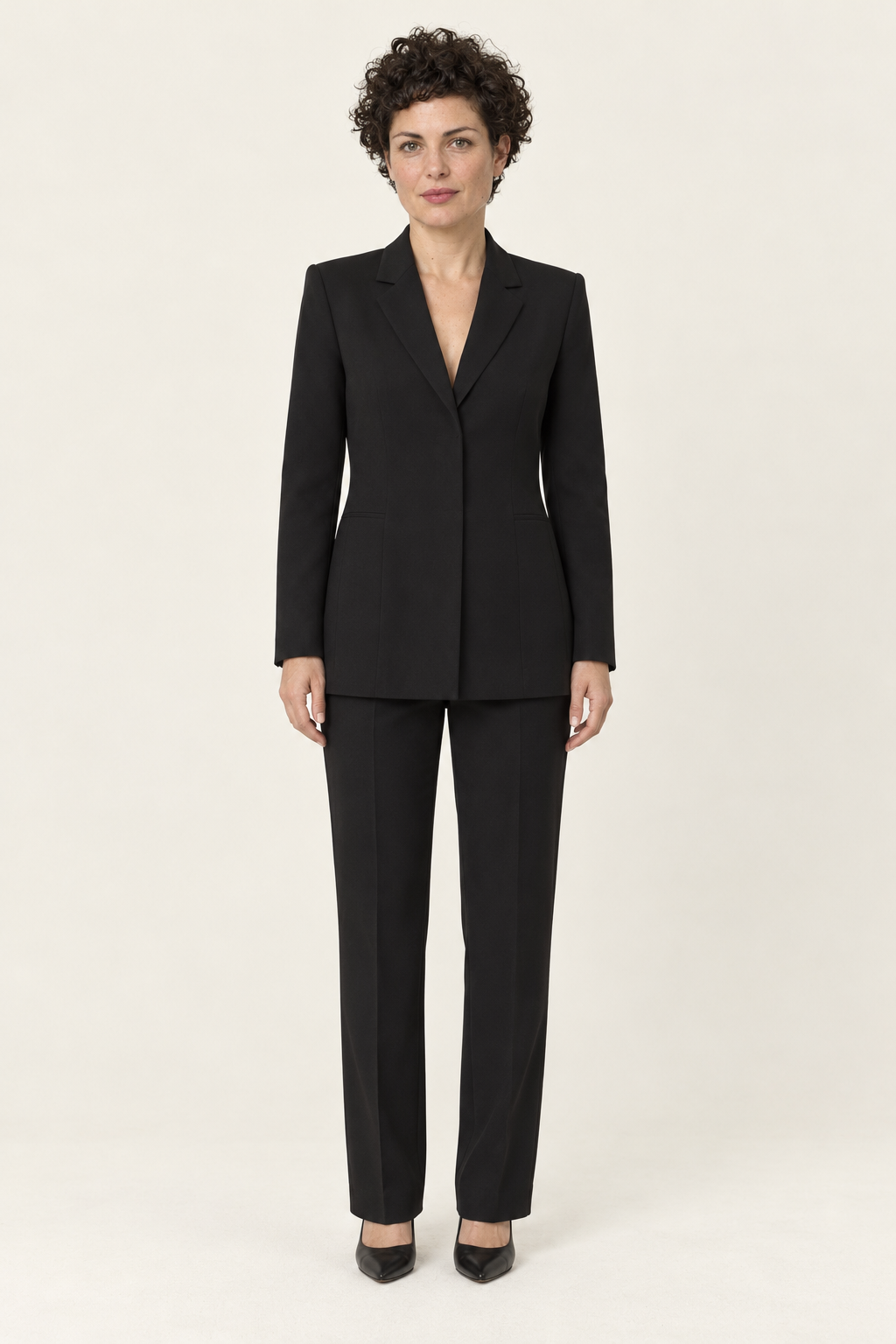 Vianne Blazer Pant Suit Set | Women's Wide-Leg Two-Piece Outfit
