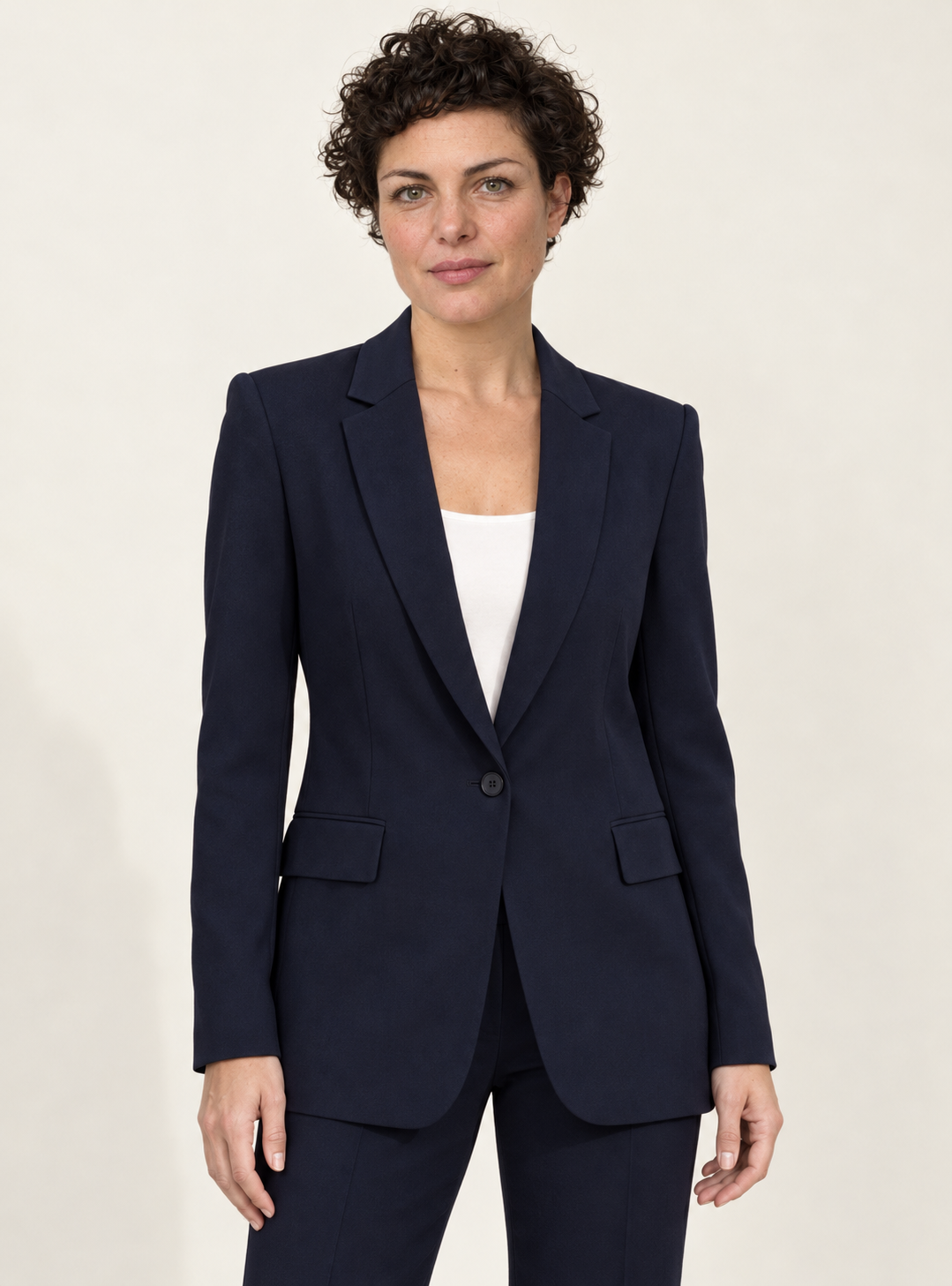 Vianne Blazer Pant Suit Set | Women's Wide-Leg Two-Piece Outfit