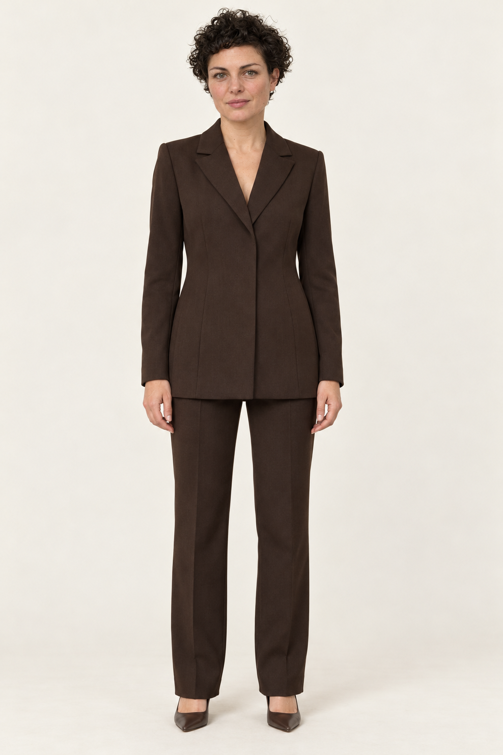 Vianne Blazer Pant Suit Set | Women's Wide-Leg Two-Piece Outfit
