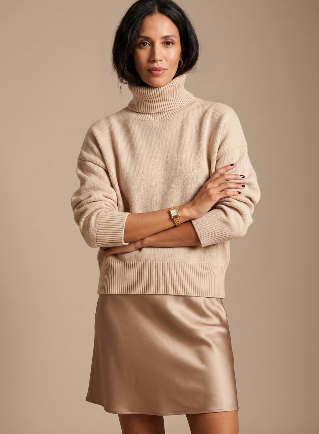 Adelina oversized turtleneck sweater