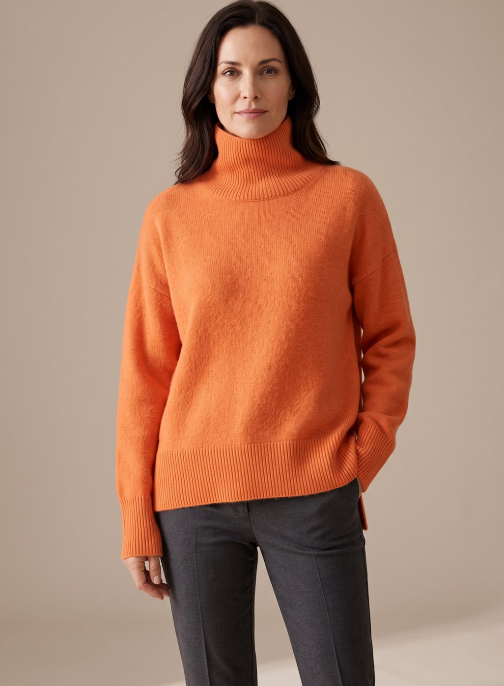 Adelina oversized turtleneck sweater