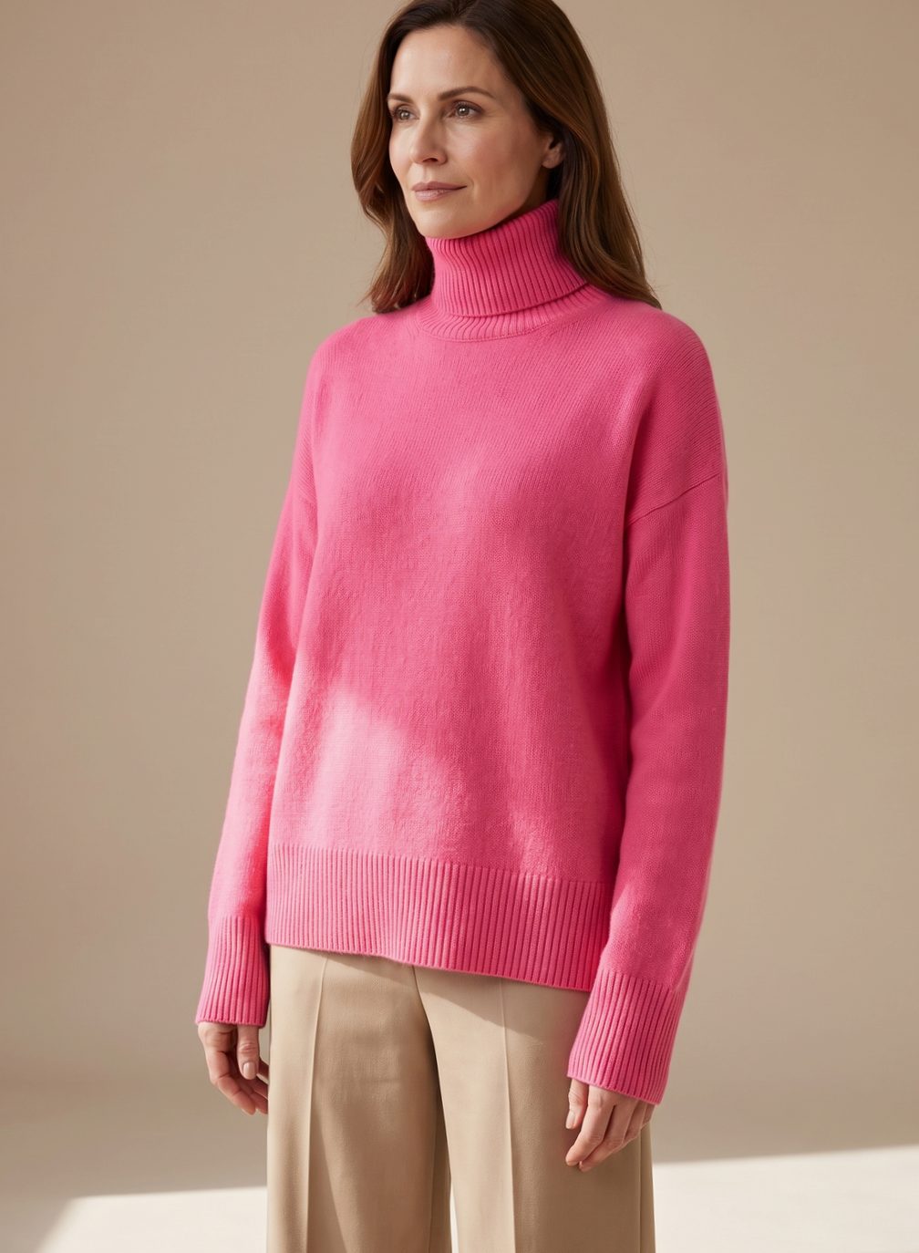 Adelina oversized turtleneck sweater