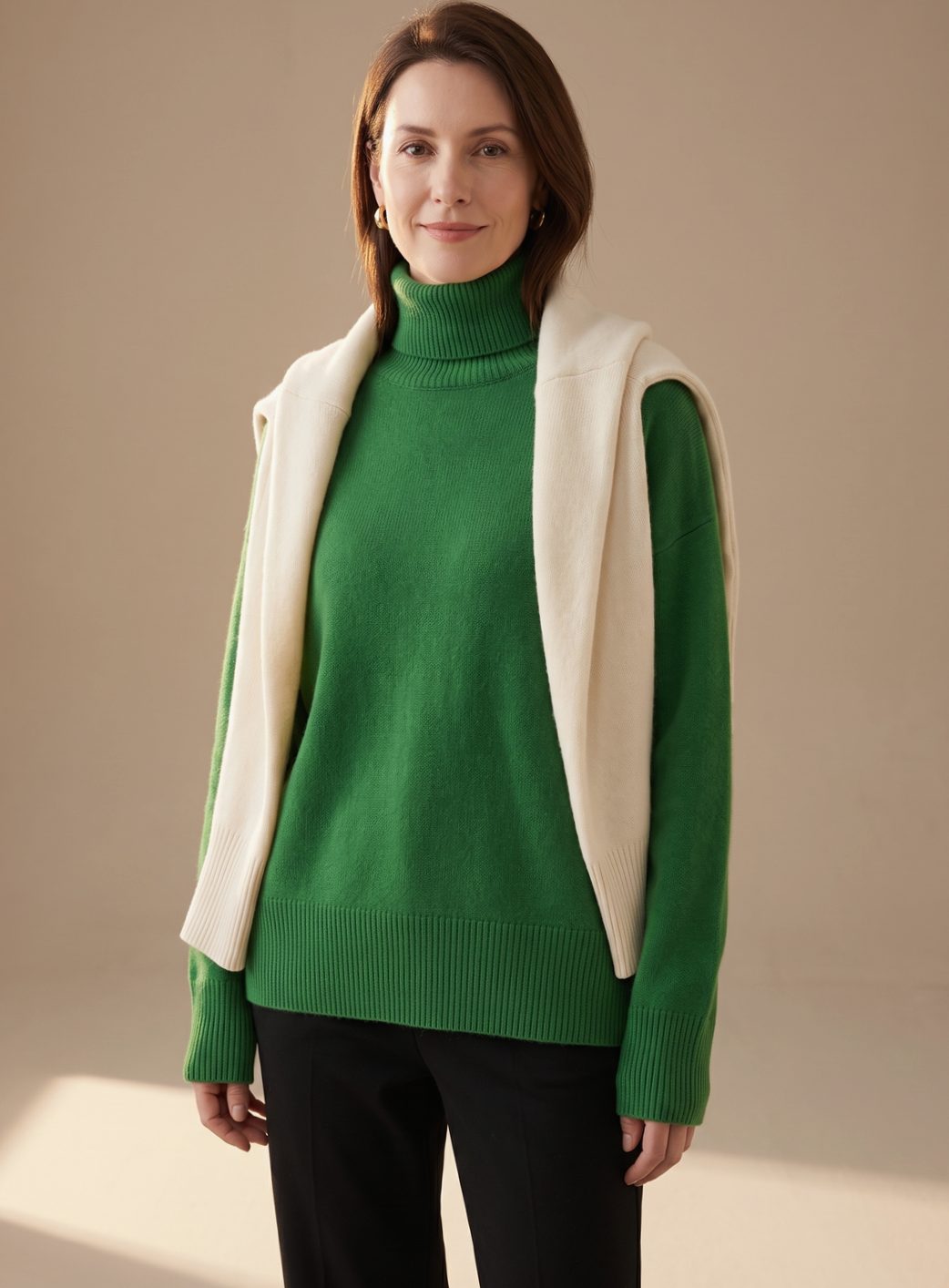 Adelina oversized turtleneck sweater