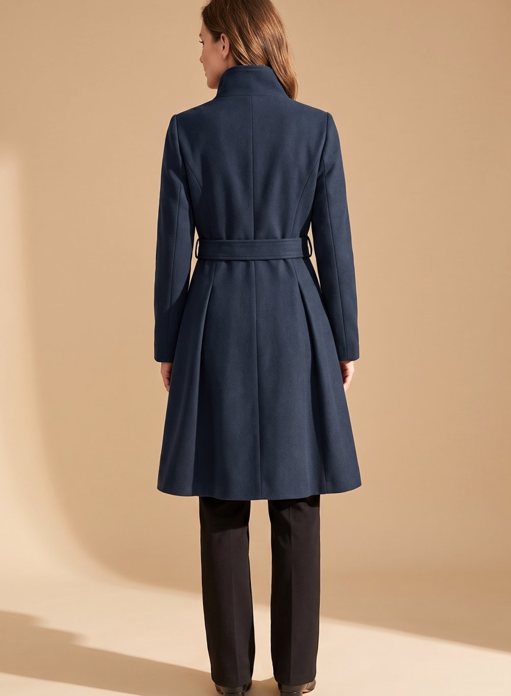 Agatha double-breasted a-line coat