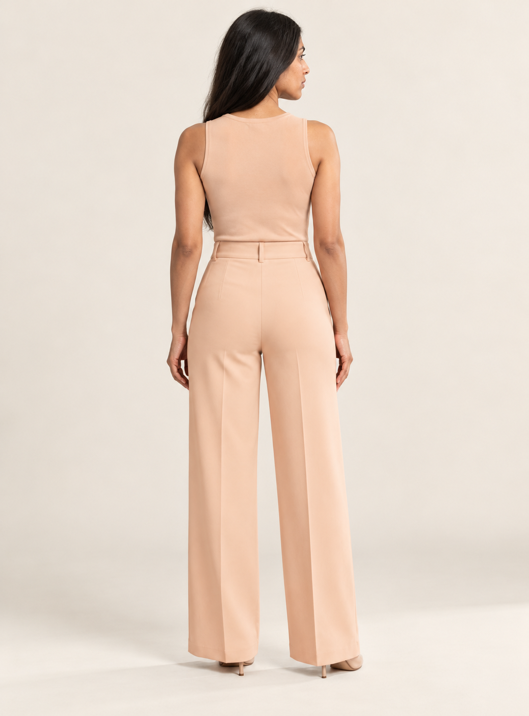 Vesper High-Waist Wide-Leg Pants | Women's Tailored Office Trousers