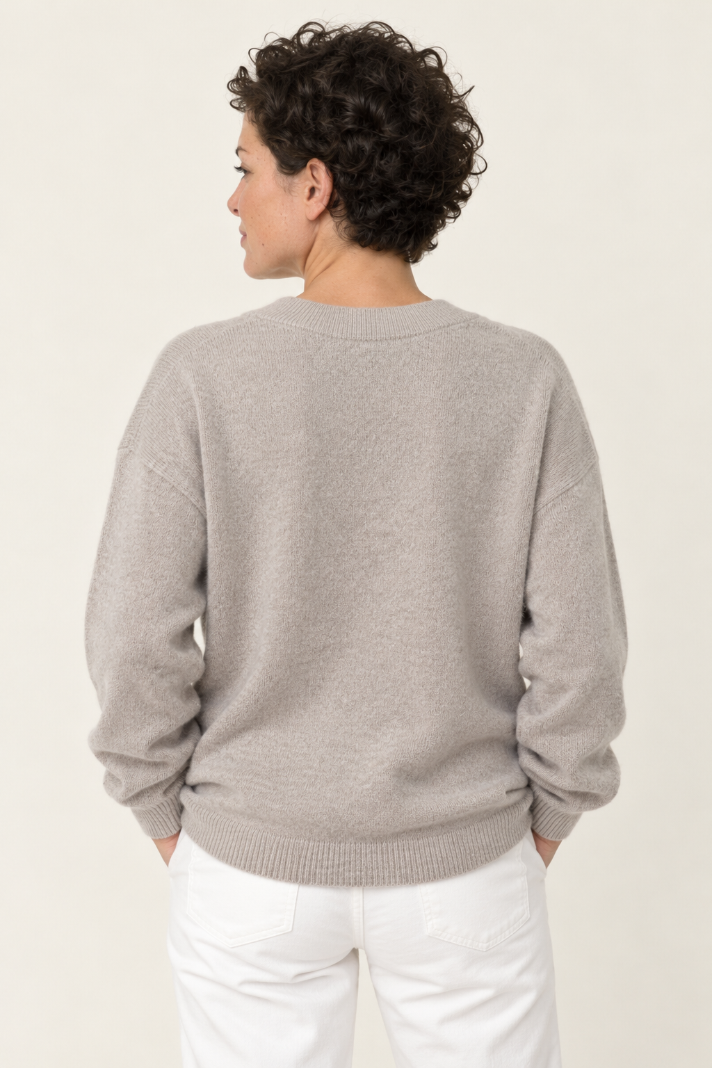 Azalea Oversized V-Neck Sweater | Women's Long Sleeve Knit Pullover