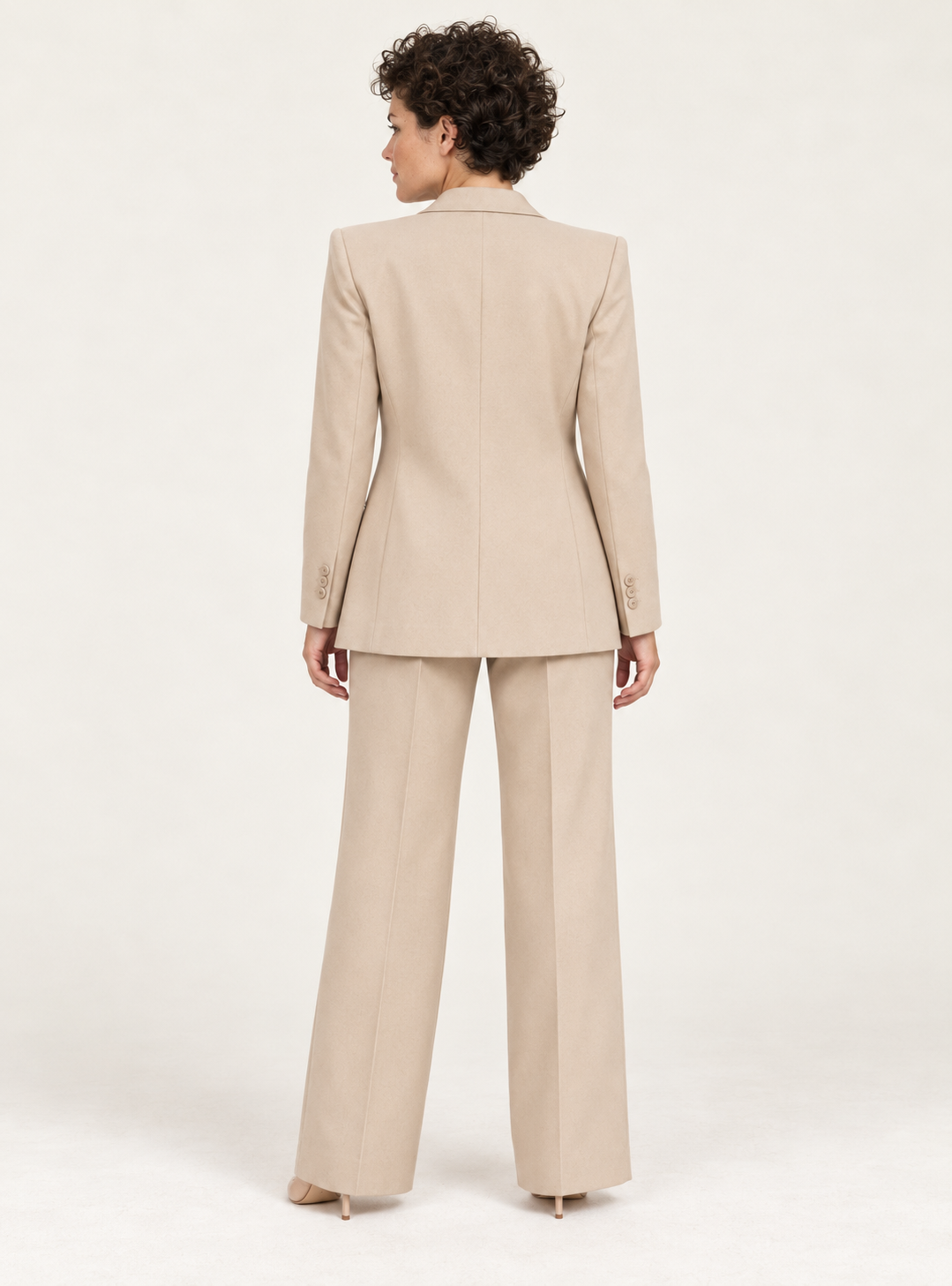 Vianne Blazer Pant Suit Set | Women's Wide-Leg Two-Piece Outfit