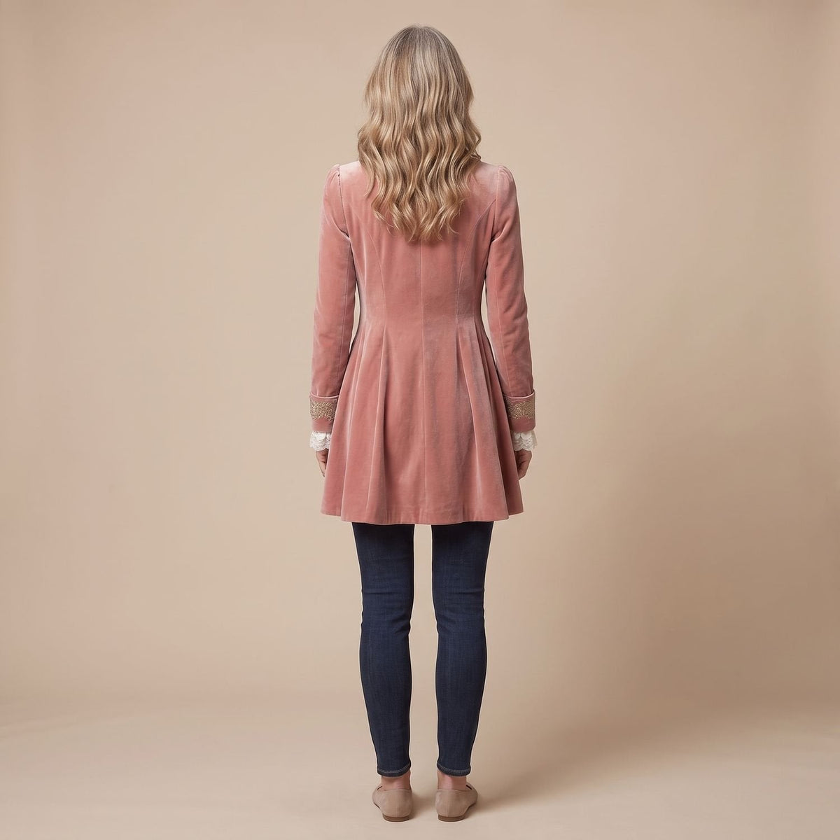 Katie Embroidered Long Coat