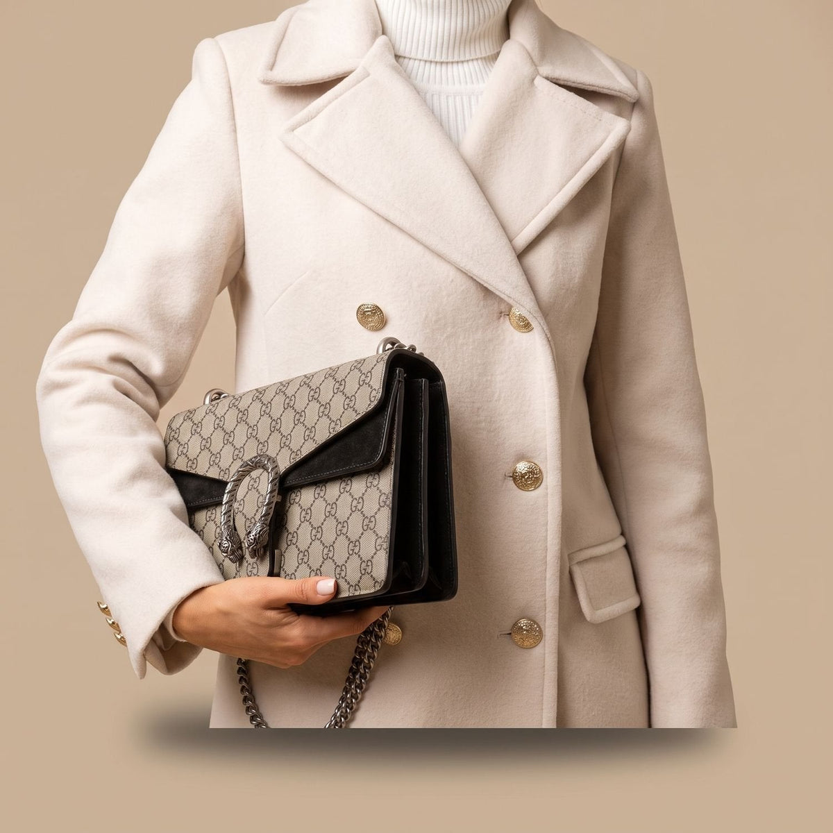 Vera Double-Breasted Midi Coat
